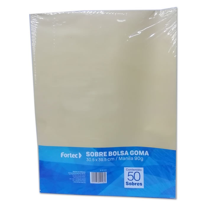 SOBRE BOLSA SOLAPA ENGOMADA MANILA DOBLE CARTA