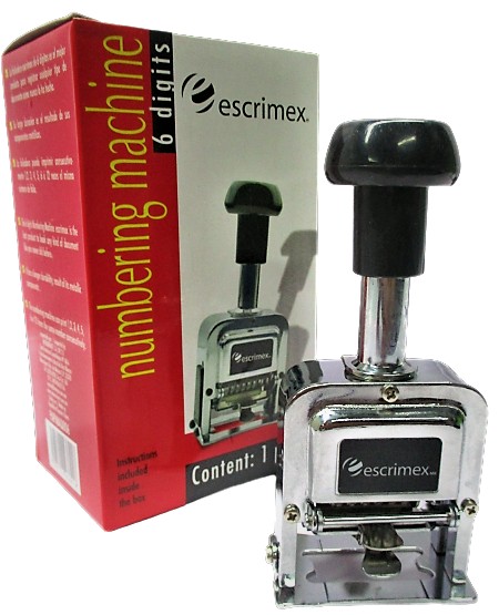 FOLIADOR AUTOMATICO 6 DIGITOS ESCRIMEX