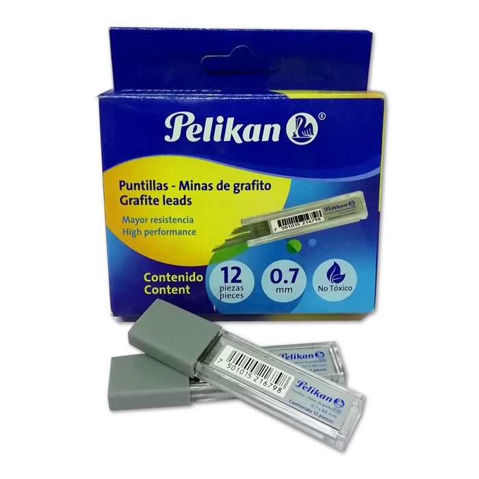 PUNTILLAS DE GRAFITO 0.7 MM PELIKAN