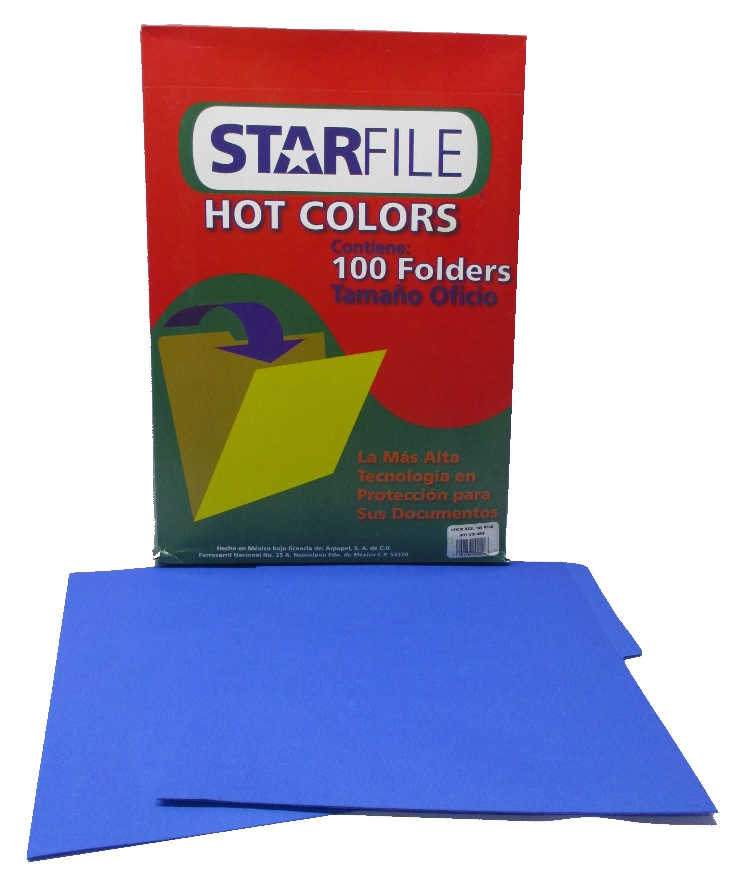 FOLDER TAMAÑO OFICIO COLOR AZUL