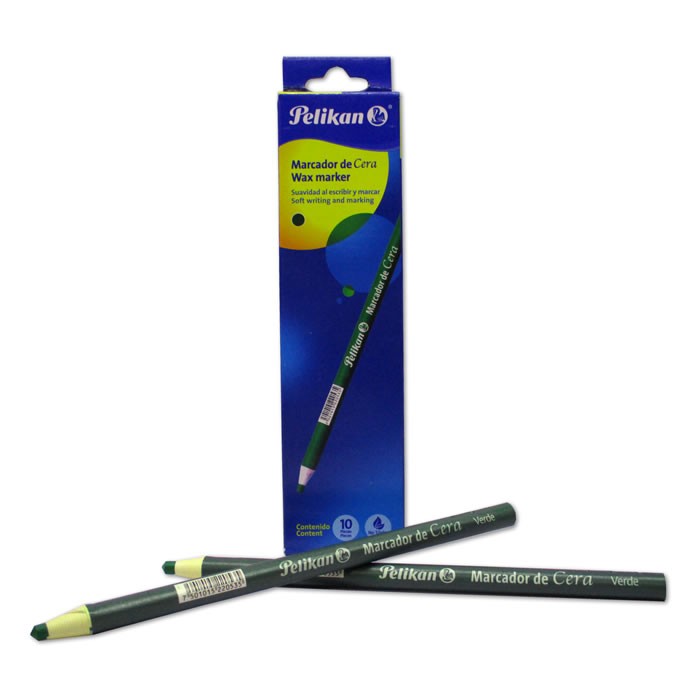 MARCADOR DE CERA PELIKAN VERDE