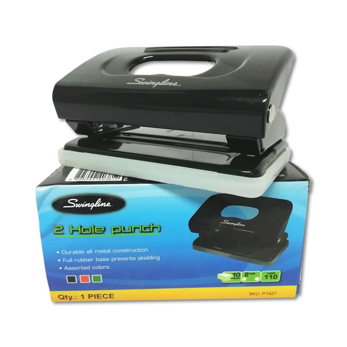 PERFORADORA DOBLE ESTUDIANTIL SWINGLINE P1427