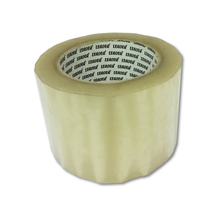 CINTA DE EMPAQUE TRANSPARENTE LEADER 72 MM X 100 MTS