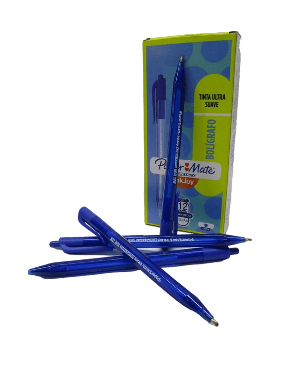 BOLIGRAFO PUNTO MEDIANO RETRACTIL AZUL