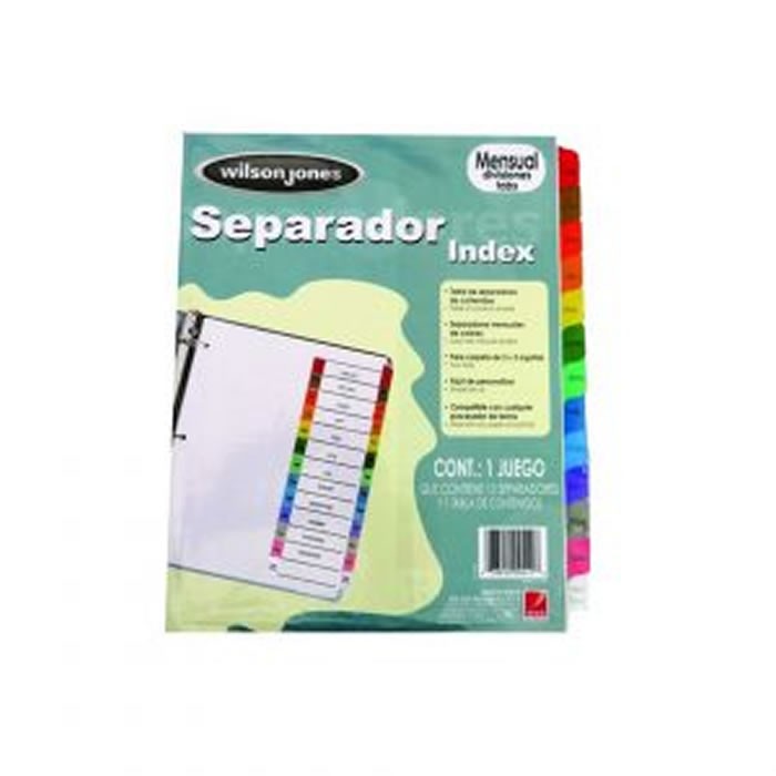 SEPARADORES WILSON JONES 8 DIVISIONES MODELO P2456
