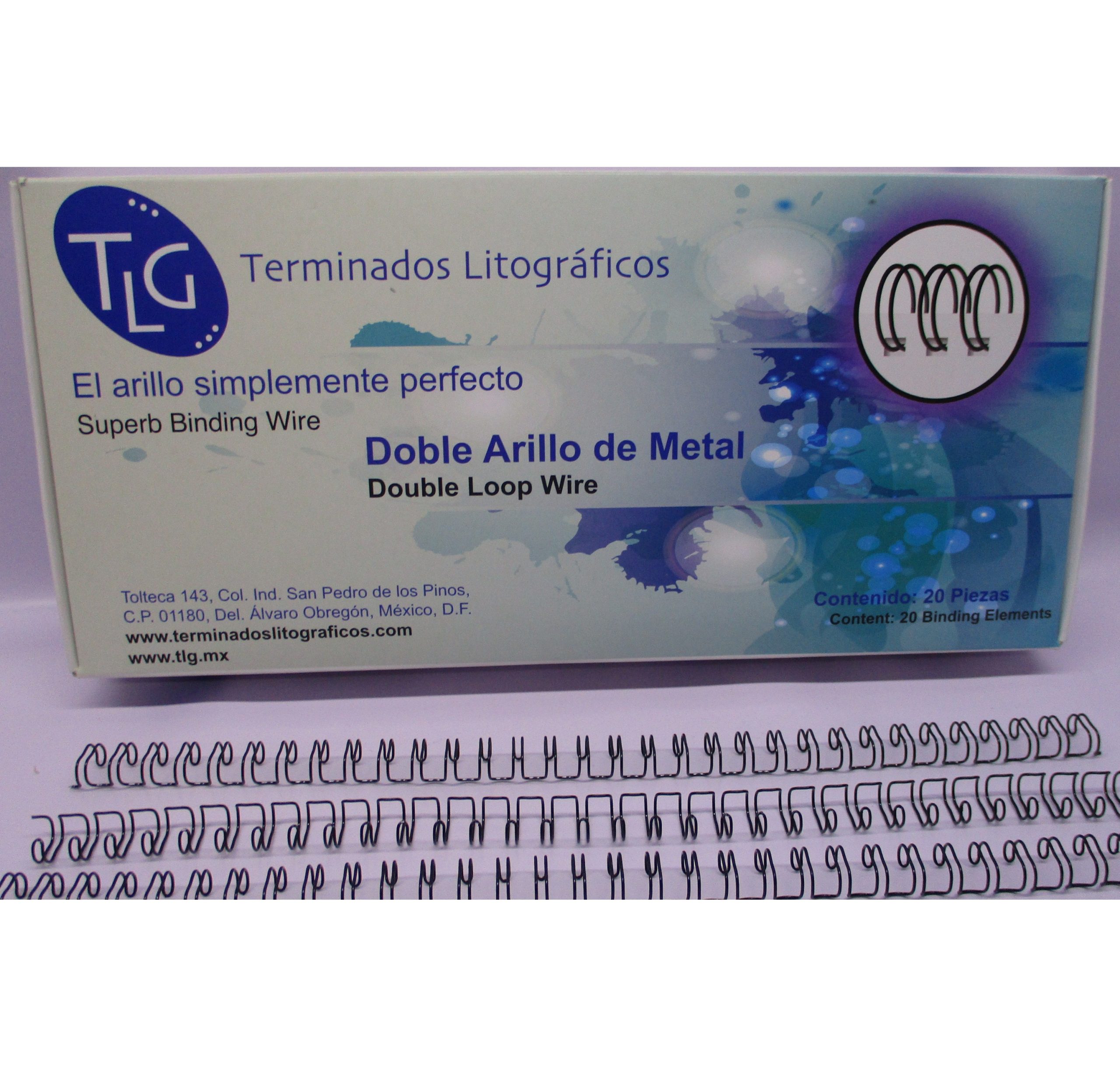 ARILLO METALICO NEGRO 1/4 PULGADA TLG