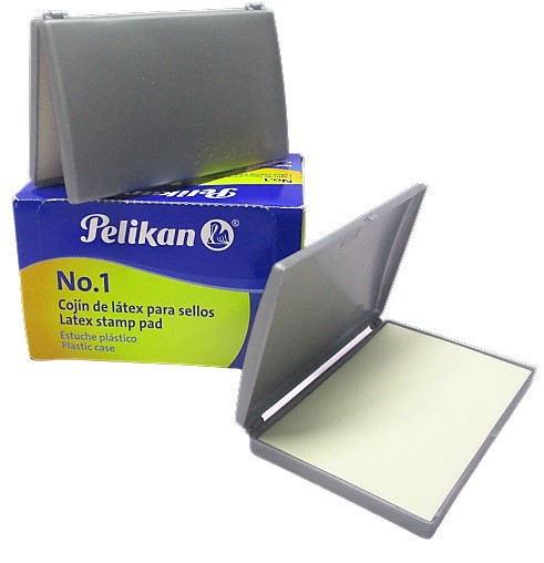 COJIN PARA SELLOS DE PLASTICO NUMERO 1 SIN TINTA PELIKAN