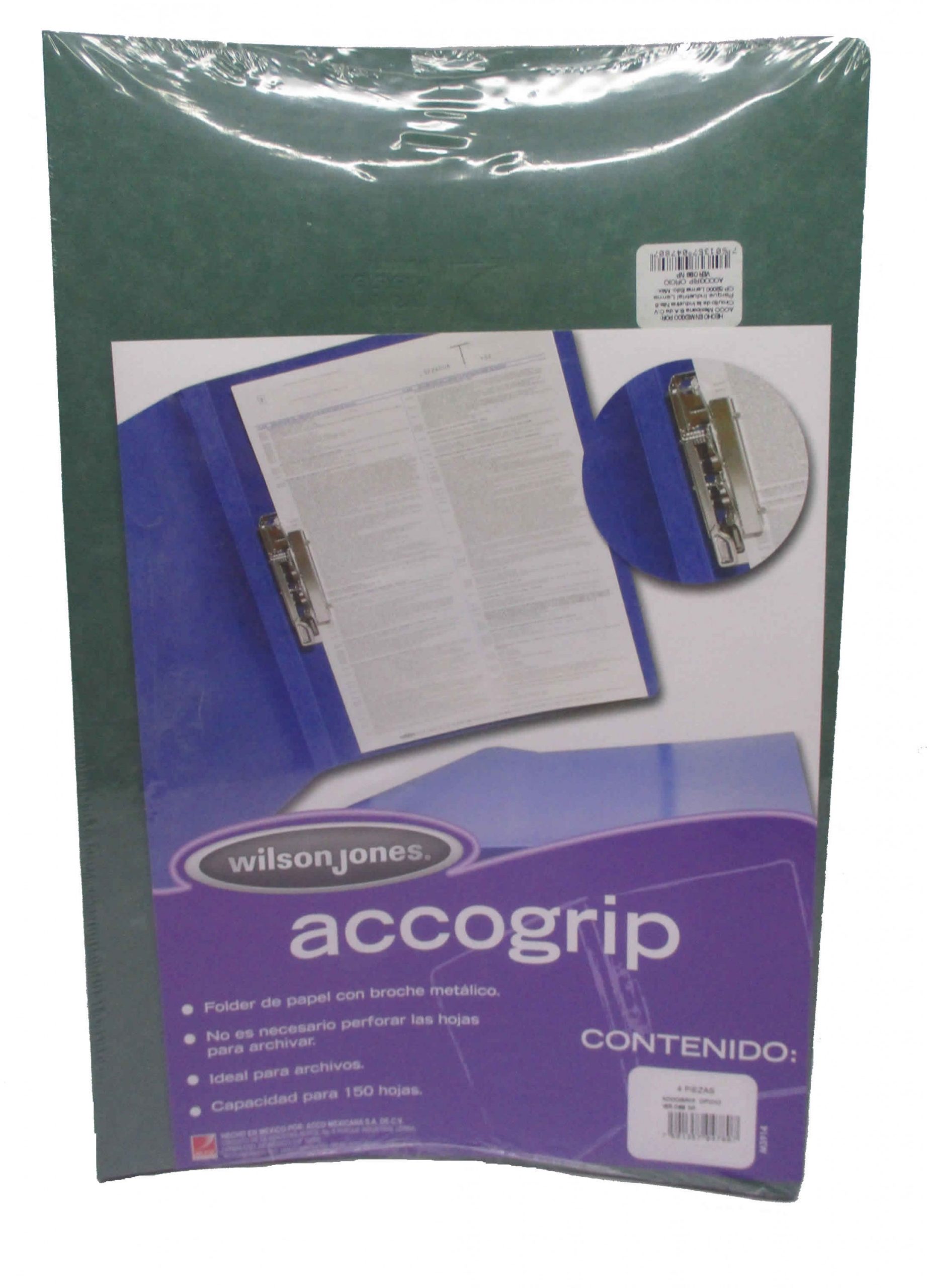 FOLDER CON PALANCA TAMAÑO OFICIO VERDE OSCURO