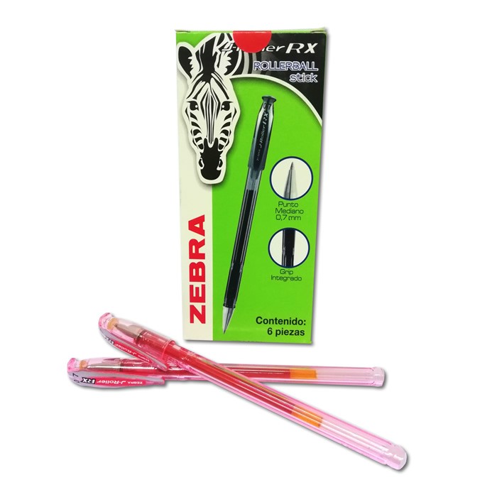 BOLIGRAFO J ROLLER RX ROJO PUNTO MEDIANO