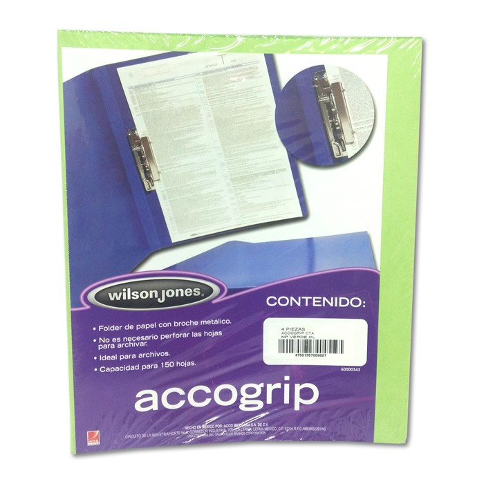 FOLDER CON PALANCA TAMAÑO CARTA VERDE CLARO