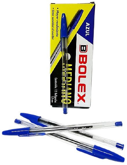 BOLIGRAFO PUNTO MEDIANO AZUL