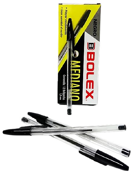 BOLIGRAFO PUNTO MEDIANO NEGRO