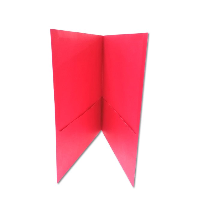 FOLDER TAMAÑO CARTA DOBLE SOLAPA COLOR ROJO
