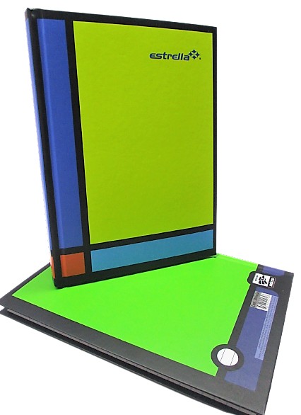 LIBRETA FRANCESA RAYA PASTA DURA 144 HOJAS ESTRELLA