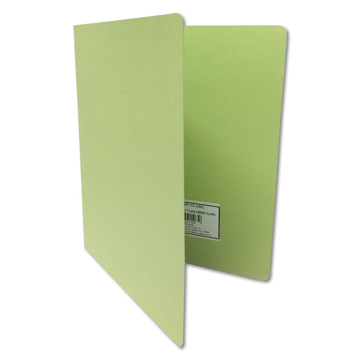 FOLDER CON PALANCA TAMAÑO CARTA VERDE CLARO