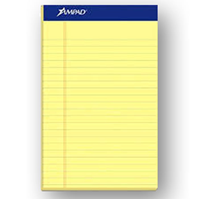 BLOCK ESQUELA EVIDENCE RAYADO AMARILLO