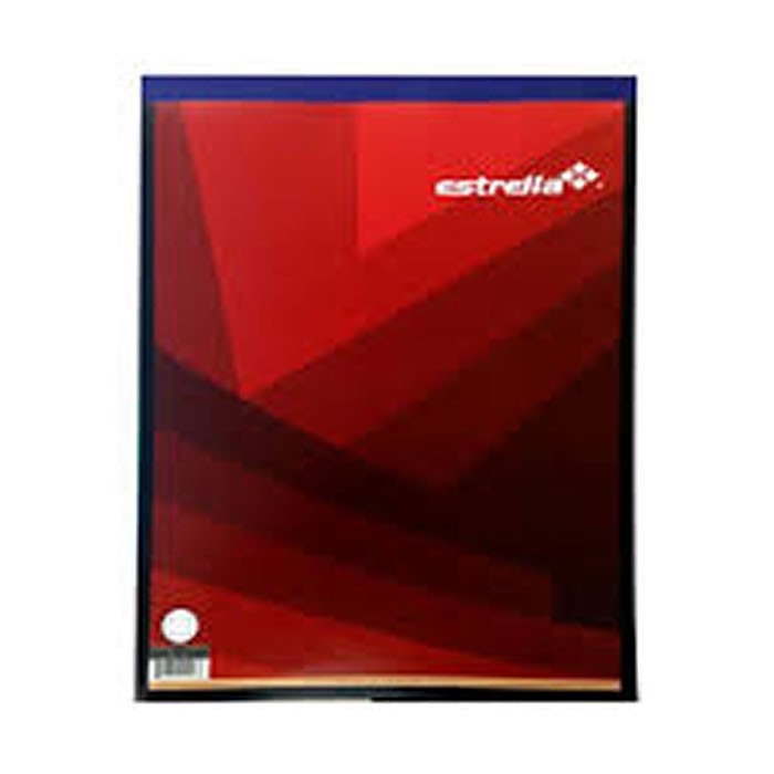 BLOCK CARTA CUADRO GRANDE ESTRELLA 80 HJS