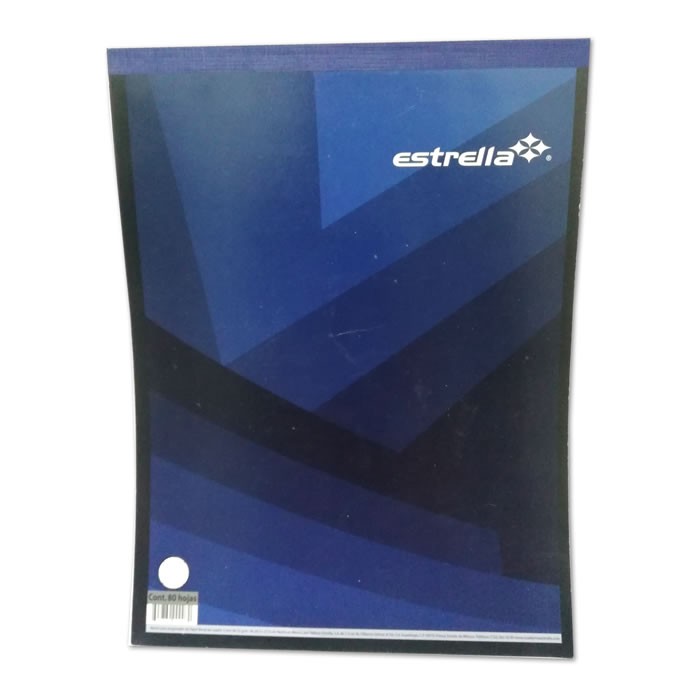 BLOCK CARTA CUADRO CHICO 5 MM 80 HOJAS ESTRELLA
