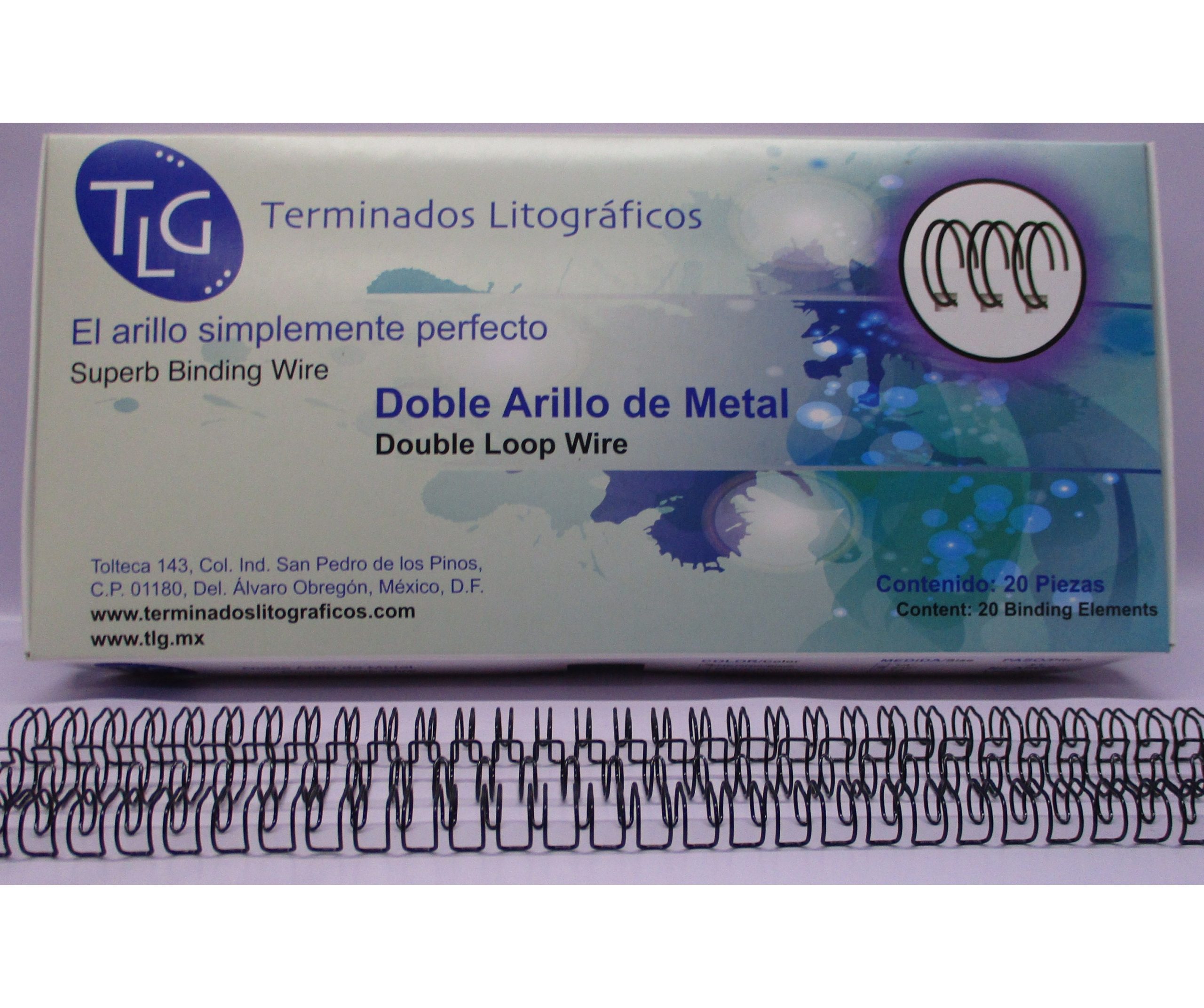 ARILLO METALICO NEGRO 5/16 PULGADA TLG