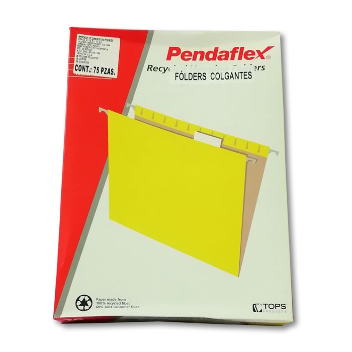 FOLDER COLGANTE TAMAÑO CARTA AMARILLO