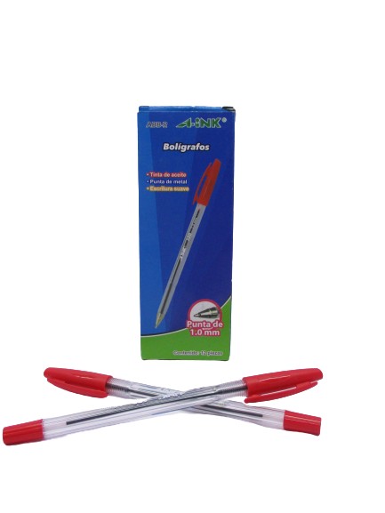 BOLIGRAFO A-INK PUNTO 1.0 MM ROJO