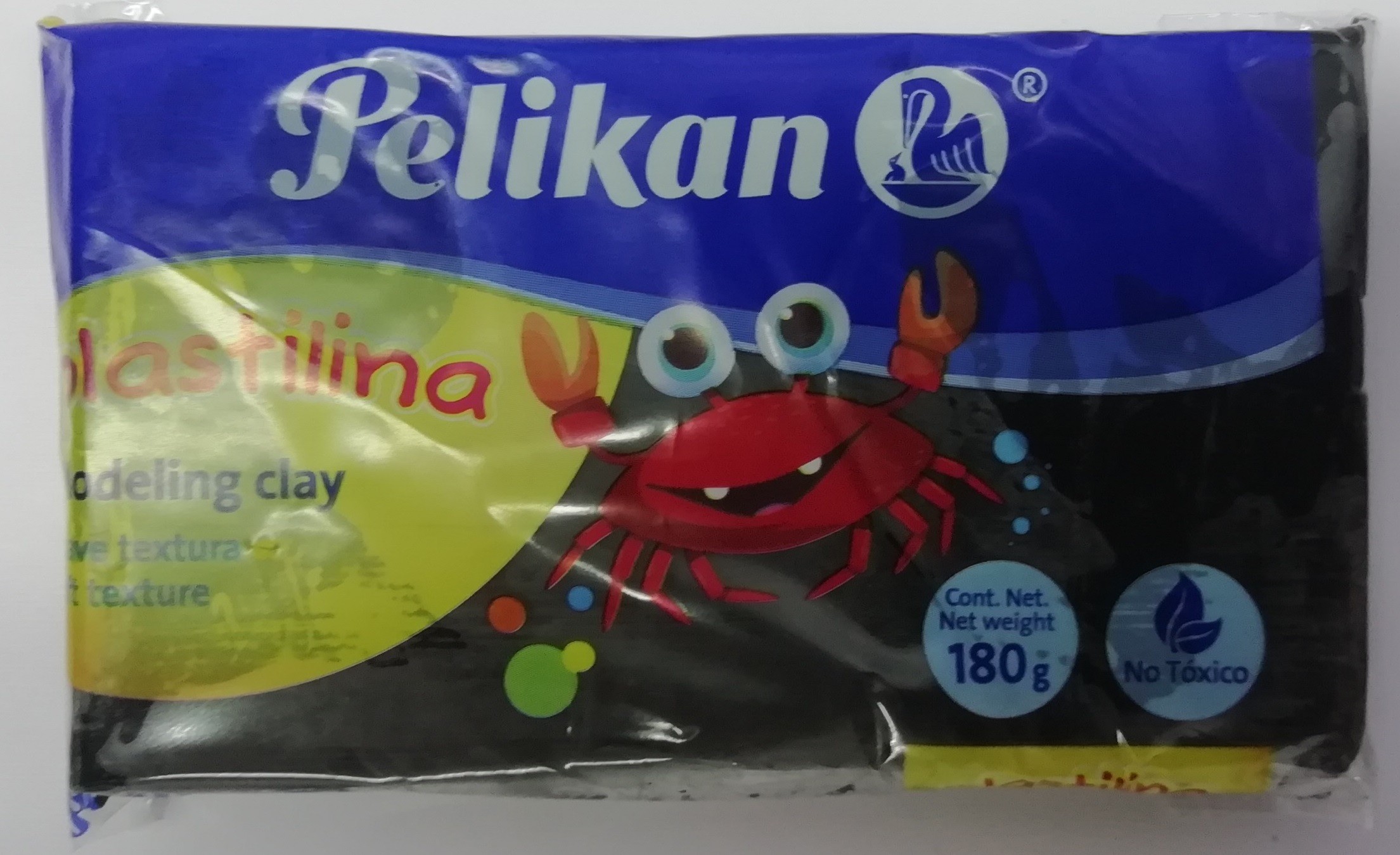 BARRA DE PLASTILINA NEGRO PELIKAN