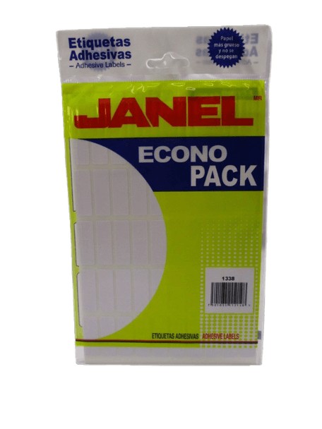ETIQUETAS BLANCAS No 6 JANEL ECONO PACK