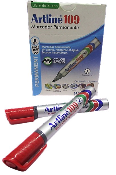 MARCADOR PERMANENTE ROJO ARTLINE