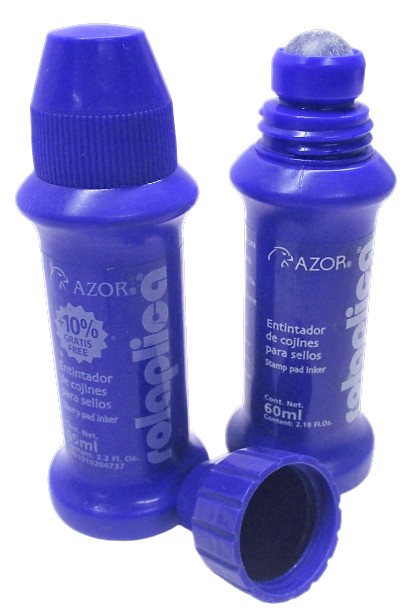 TINTA PARA SELLOS ROLAPLICA COLOR AZUL
