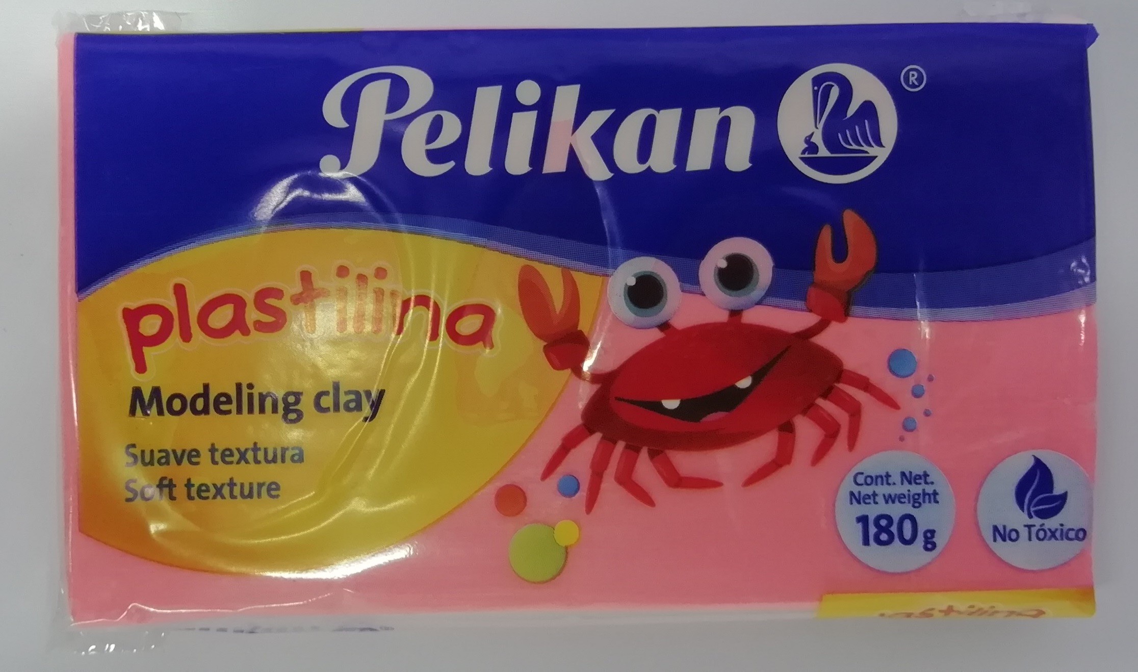 BARRA DE PLASTILINA ROSA PELIKAN