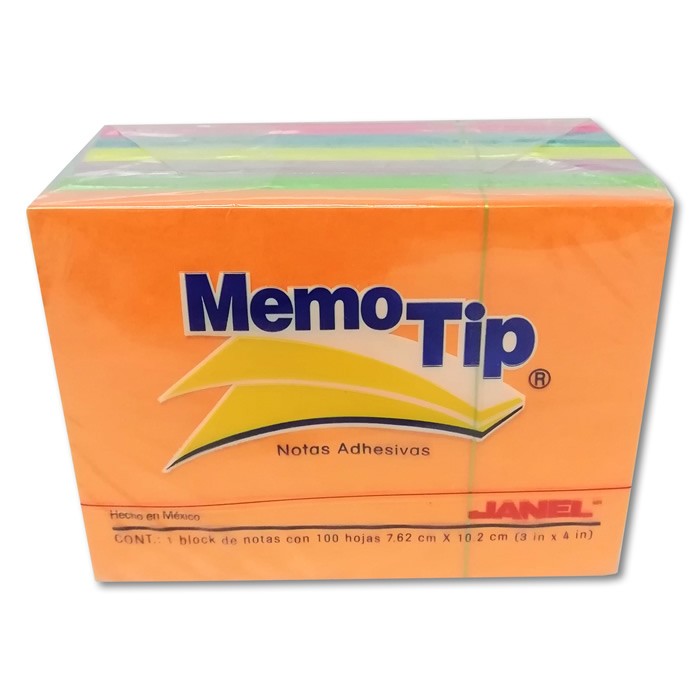 NOTAS ADHESIVAS 3X4 NEON