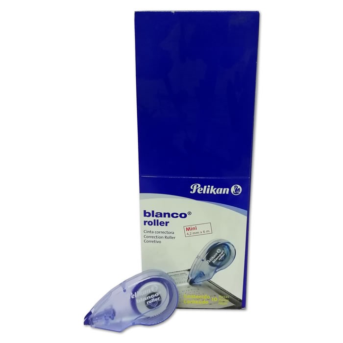 CORRECTOR EN CINTA ROLLER MINI PELIKAN 4.2 MM X 6 MTS
