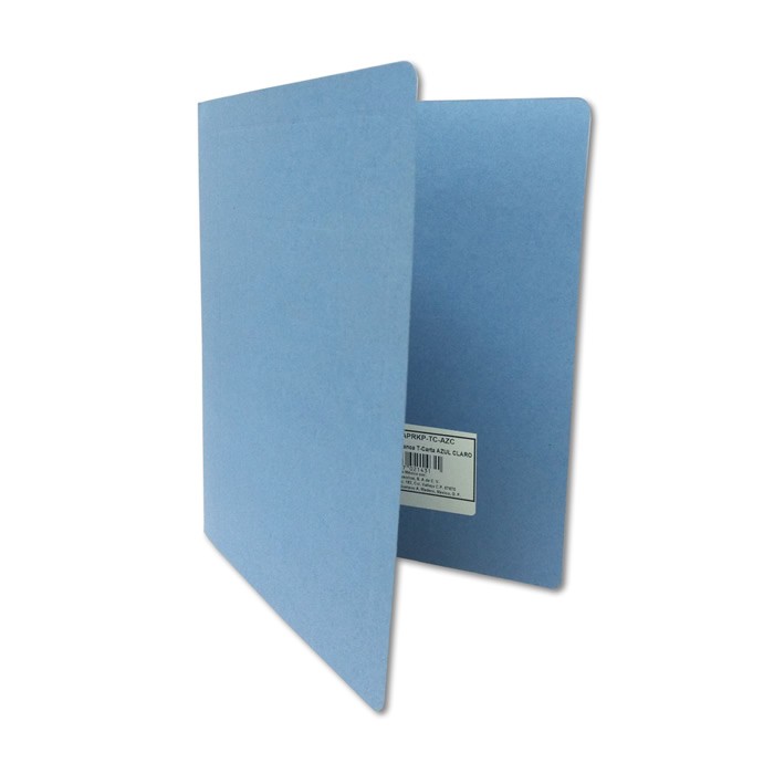 FOLDER CON PALANCA TAMAÑO CARTA AZUL CLARO