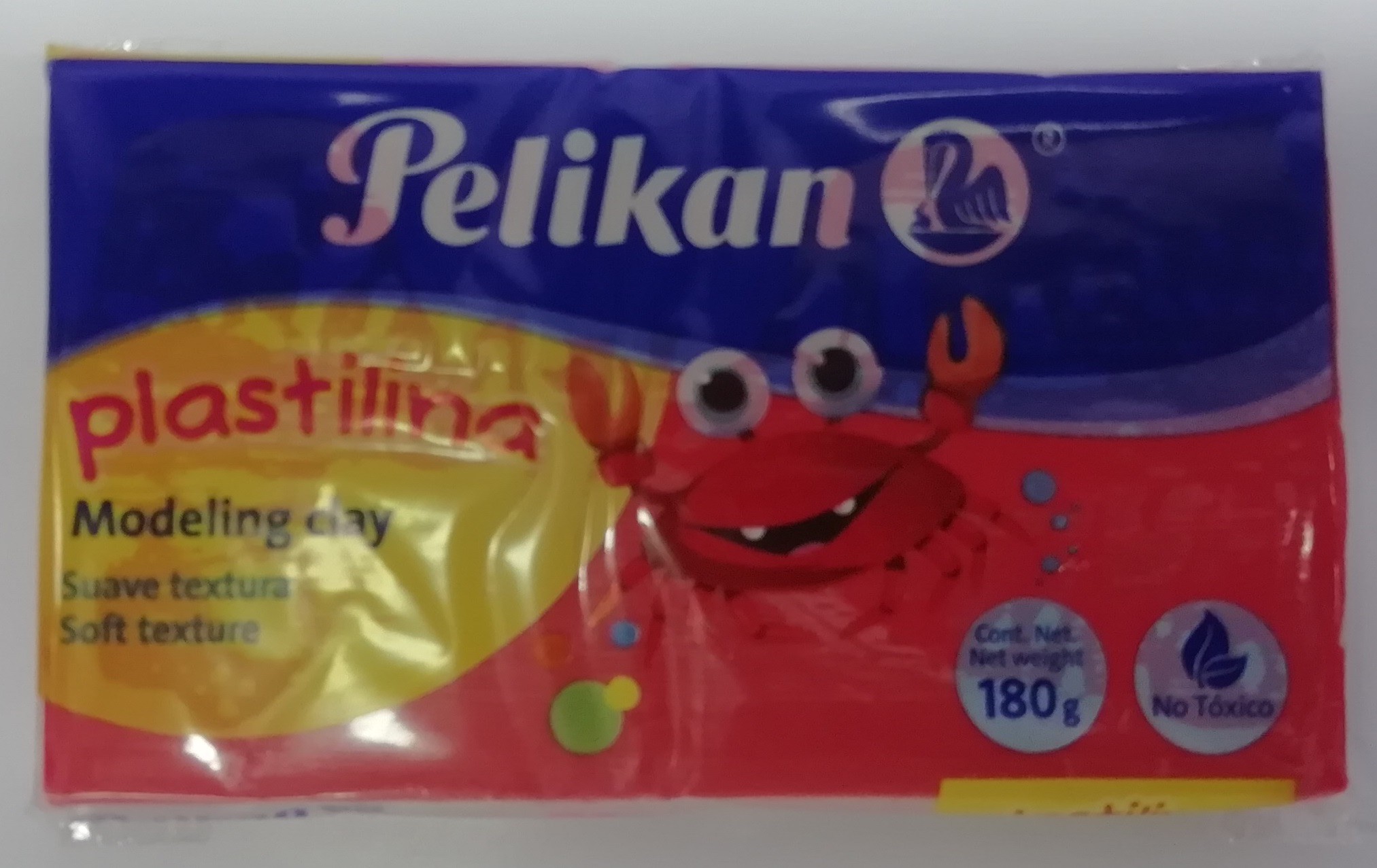 BARRA DE PLASTILINA ROJO PELIKAN