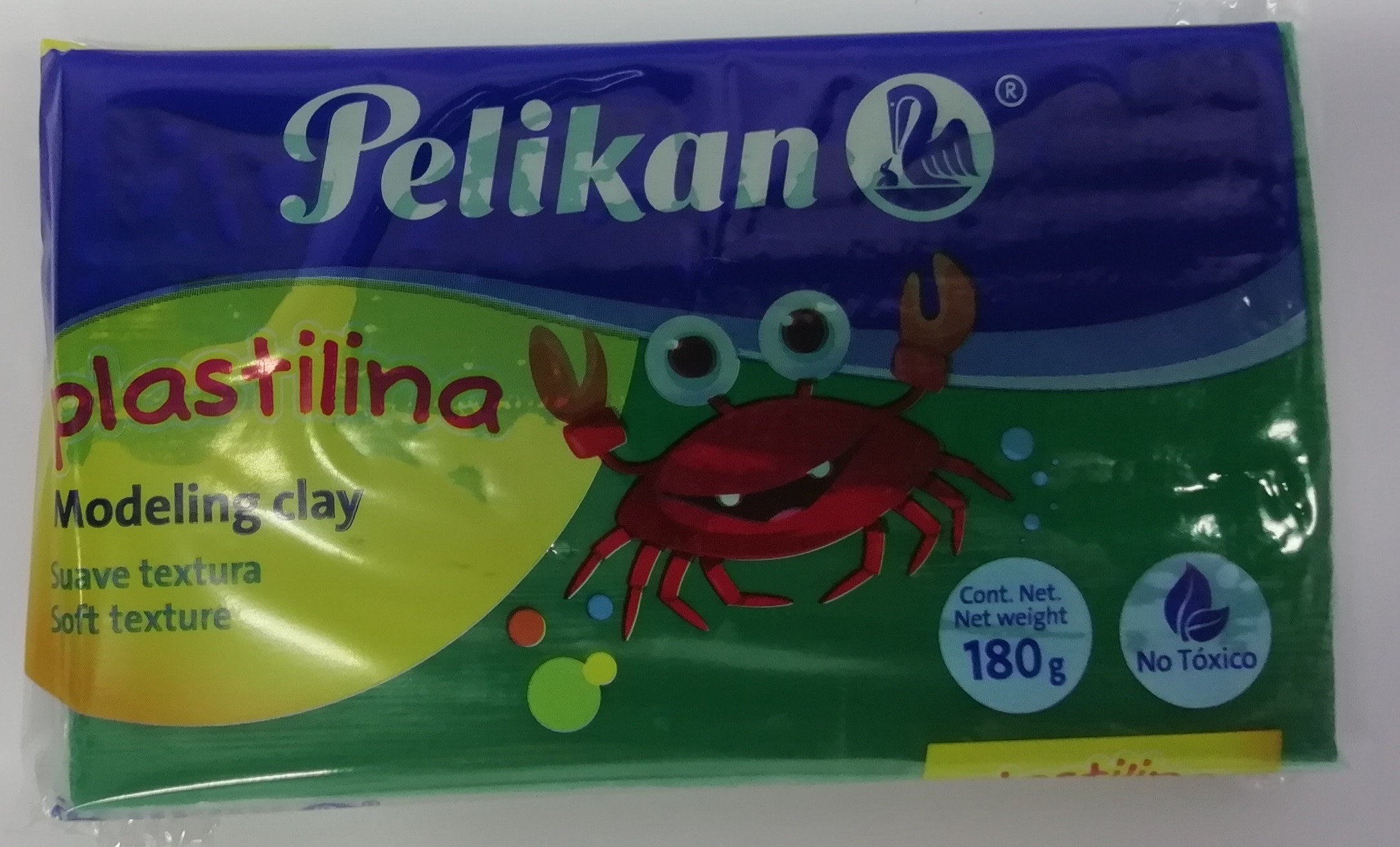 BARRA DE PLASTILINA VERDE PELIKAN