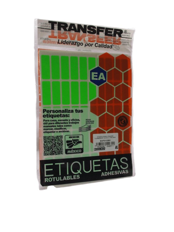 ETIQUETA VERDE TRANSFER