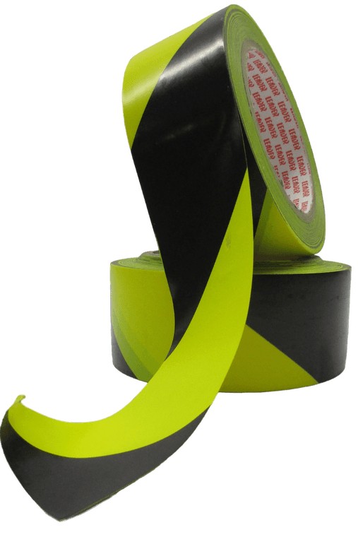 CINTA DE MARCAJE COLOR AMARILLA / NEGRA LEADER