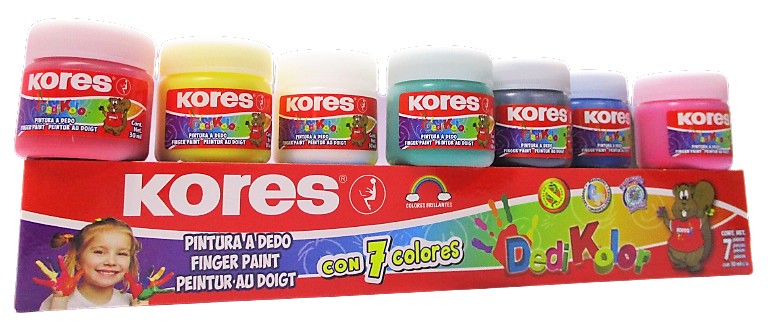 ESTUCHE PINTURA DIGITAL CON 7 COLORES