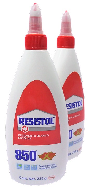 PEGAMENTO LIQUIDO BLANCO ESCOLAR RESISTOL 850 225 GRAMOS