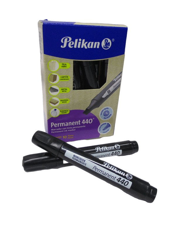 MARCADOR PERMANENTE NEGRO PELIKAN