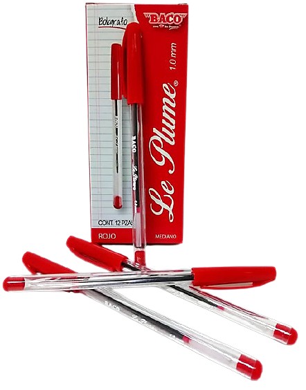 BOLIGRAFO PUNTO MEDIANO ROJO