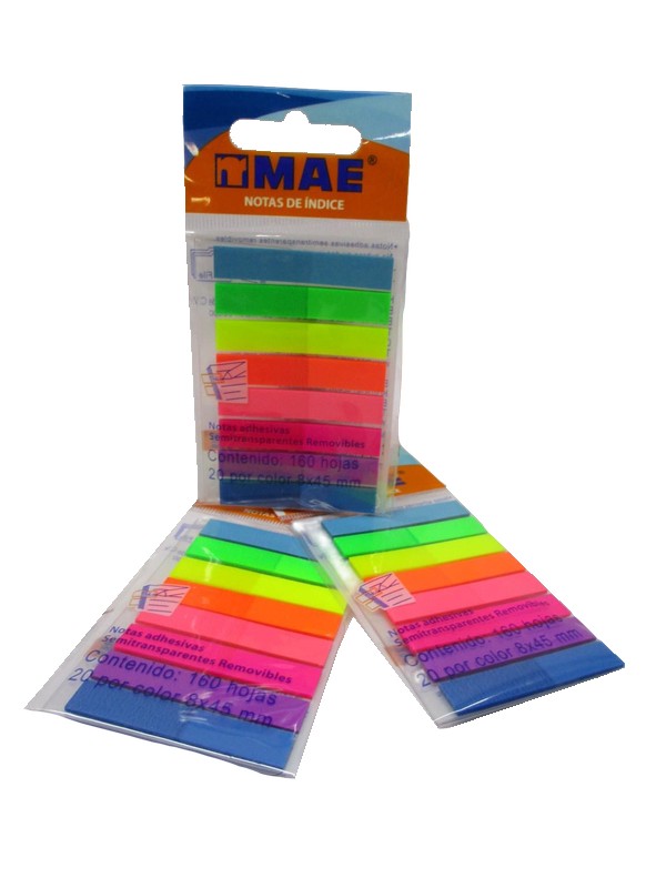 BANDERITAS SEÑALIZADORAS NEON 160