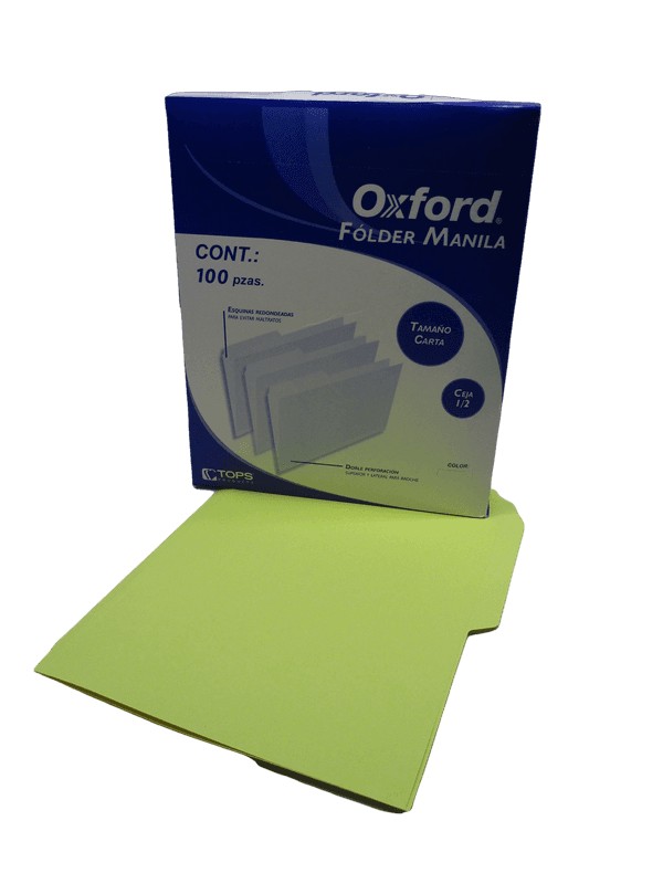 FOLDER TAMAÑO CARTA COLOR AMARILLO RECICLADO