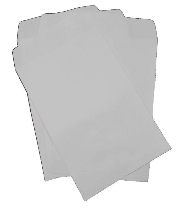 SOBRE BOLSA SOLAPA ENGOMADA BLANCO ESQUELA