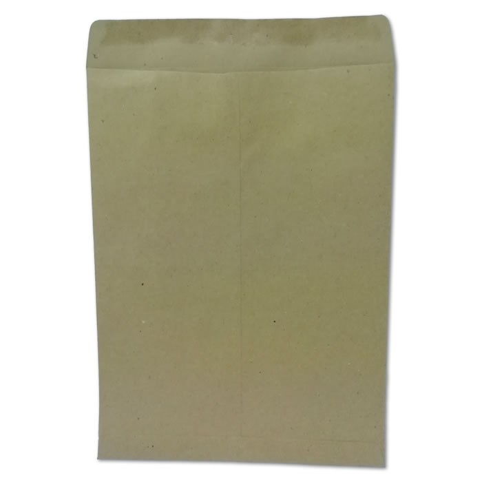 SOBRE BOLSA SOLAPA ENGOMADA KRAFT CARTA