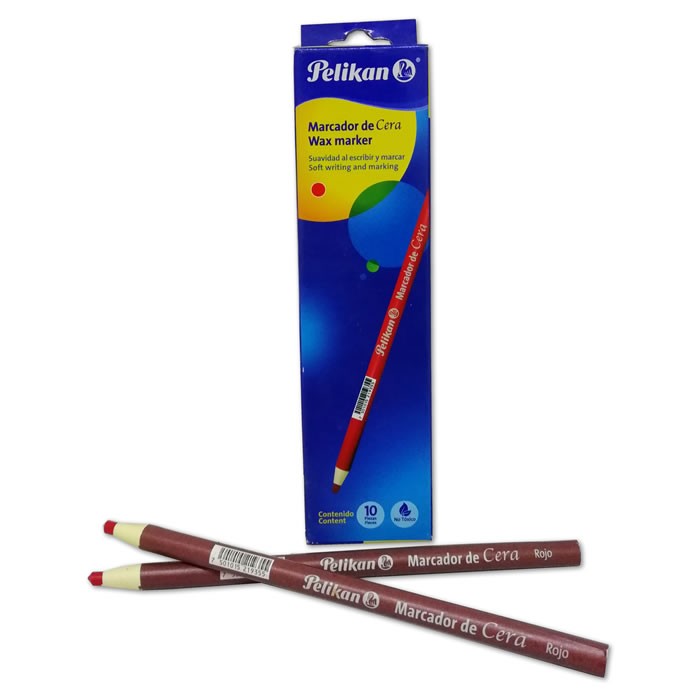 MARCADOR CERA ROJO PELIKAN