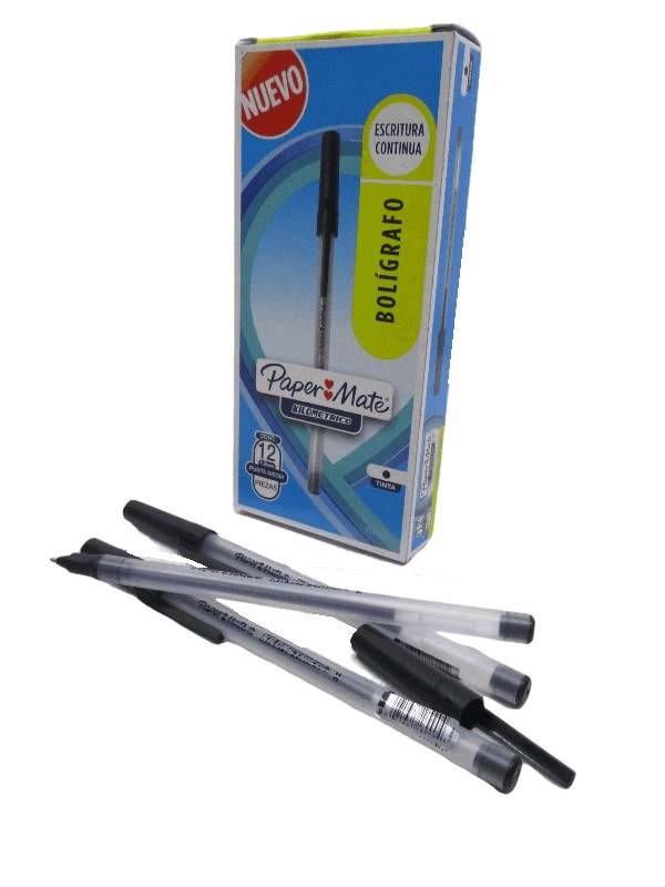 BOLIGRAFO KILOMETRICO PUNTO MEDIANO NEGRO