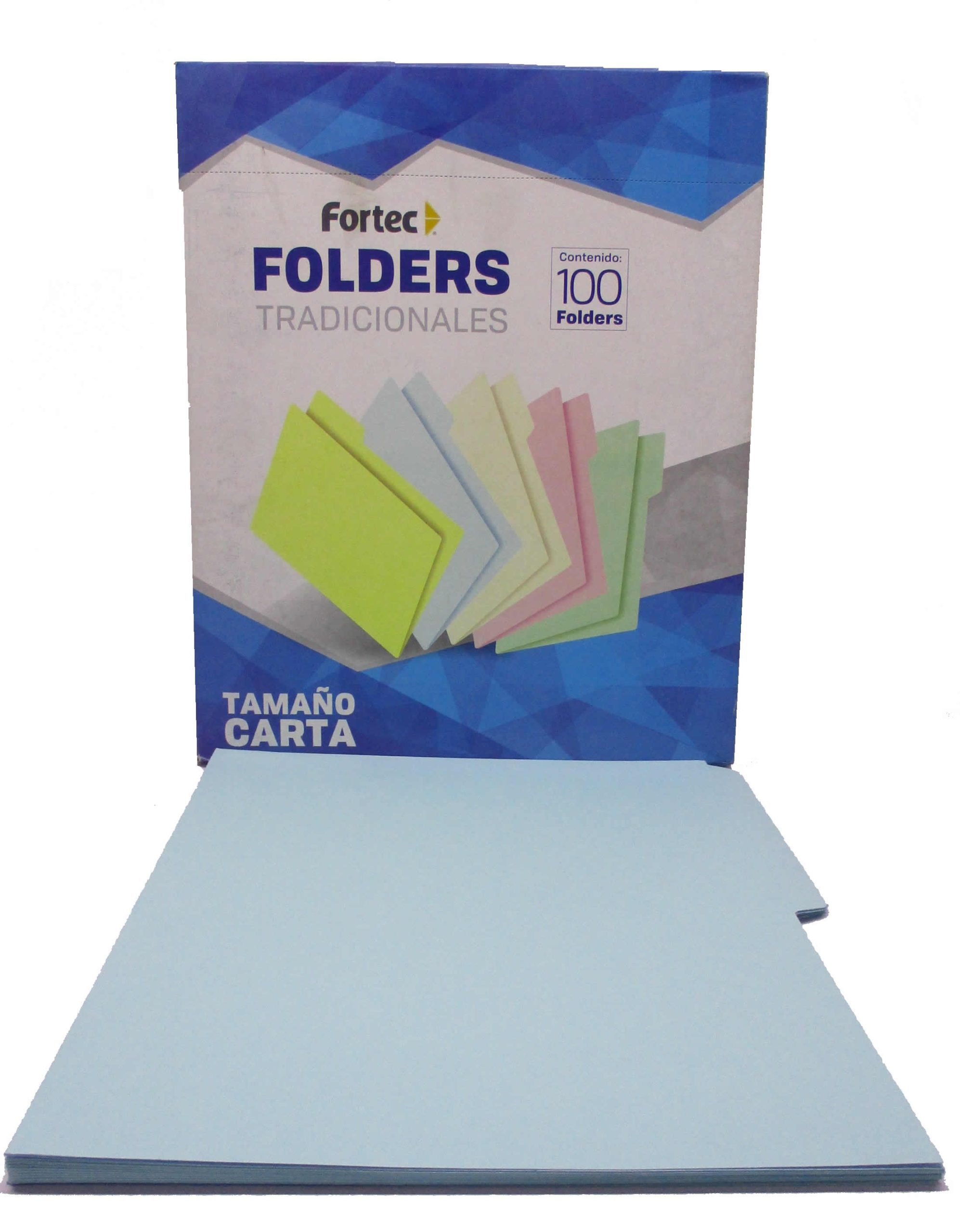 FOLDER TAMAÑO CARTA COLOR AZUL