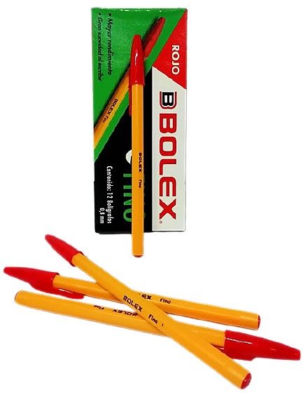 BOLIGRAFO PUNTO FINO ROJO