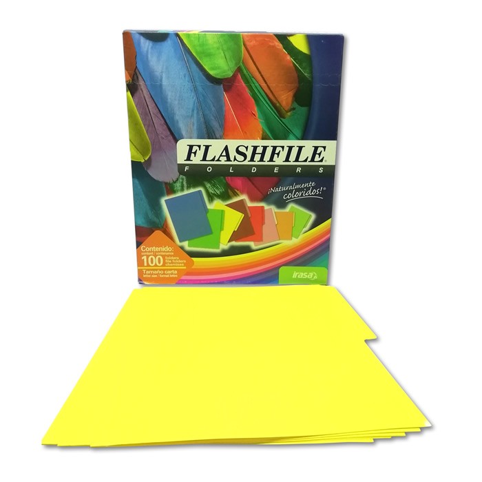 FOLDER TAMAÑO CARTA COLOR AMARILLO